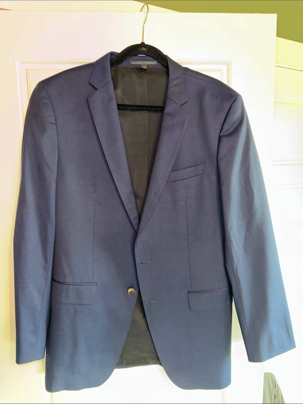 Boss Navy Blazer - Two-Button Tailored Sport Coat